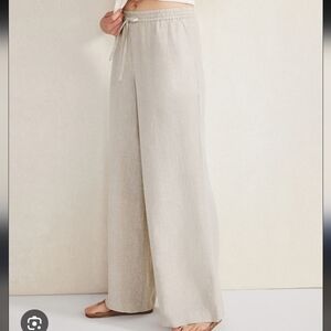 Talbot's Women's Linen/Cotton Blend Pants Boho Beachy Look